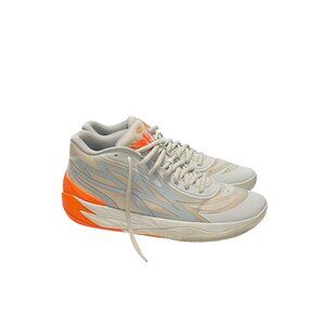 Puma MB.02 Basketball Shoes Melo White/Orange Mens Size 15 EU 49.5 Lightweight P